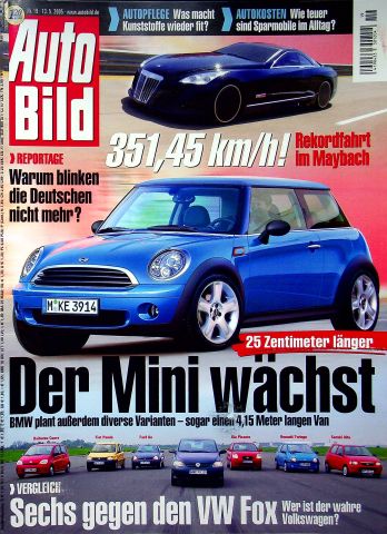 Deckblatt Auto Bild (19/2005)